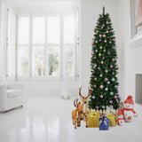 7.5ft Pointed PVC Pen Holder Christmas Tree 43679864