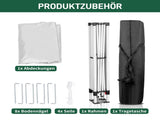 3 x 3m Practical Waterproof Right-Angle Folding Tent White 26721107