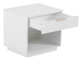 NightStand with One Drawer&Shelf White 84481562