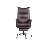 ZUN Contemporary Office Chair Upholstered 1pc Comfort Adjustable Chair Relax Office Chair Work Brown B011P214982