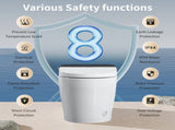 Tankless Smart Toilet With Bidet Built In, One-piece Bidet Toilet Seat, Auto Flush,Heated Seat, Warm W3598P362101