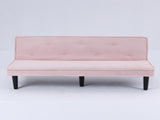 This 66-inch corduroy sofa bed flexibly adapt to the living room, apartment and bedroom, and it W3371P311451