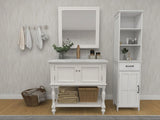 Floor Standing Cabinet with 1 Door and 1 Drawer - White 31354040