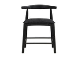 COUNTER STOOL IN BLACK FABRIC N771P339881H