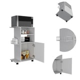 Columba Kitchen Cart, Single Door Cabinet, Four Caster B128P148689