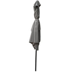 ZUN 6 x 9ft Patio Umbrella Outdoor Waterproof Umbrella with Crank and Push Button Tilt without flap for 91187902