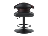 Saby Antique Slate Top Grain Leather Adjustable Stool w/Swivel B2726P618516