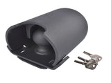 2-5/16-Inch Black Trailer Coupler Lock Heavy-Duty Carbon Steel w/ Weatherproof Shield 54071216
