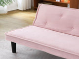 This 66-inch corduroy sofa bed flexibly adapt to the living room, apartment and bedroom, and it W3371P311451
