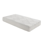 ZUN 10-inch Twin Size Bed Mattress Gel-Infused Memory Foam Mattress, Firm, White, Mattress in a Box B011P248237