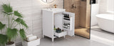 20.3" Bathroom Vanity with Sink, Functional Drawer, Door Shelf, Soft-closing Door, White N759P218643K