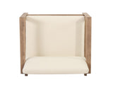 Outdoor Acacia Wood Patio Club Chair, Wood Patio Furniture,Waterproof Thick Cushion Deep Seating for 72310.00BBGE