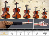New 1/4 Acoustic Violin Case Bow Rosin Pink 33349764