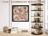 5 Tier Rotating, 360&deg Display Round Spinning, Wood & Metal Stackable Spinning 83593821