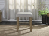 Charnell Gray Synthetic Leather & Oak Finish Counter Height Stool B2726P338681
