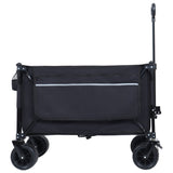 Foldable Garden Cart with Heavy-Duty Wheels & 480lbs Load Capacity, Portable Utility Wagon for W2932P289396