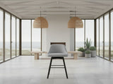 Cylis 26" Swivel Black Wood Counter Stool in Light Gray Fabric B2736P511333