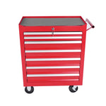 ZUN 7-Drawer Metal Rolling Tool Chest with Wheels,Tool Storage Cabinet With Locking System W2788P206459