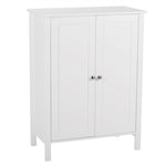 ZUN FCH Double Doors Bathroom Cabinet White 37641969