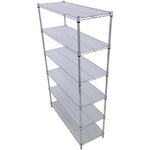 ZUN 6 Tier 6000lbs Capacity NSF Metal Shelf Wire Shelving Unit, Heavy Duty Adjustable Storage Rack with W465142123