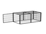 Large Dog Cage 63.7" Dog Kennel for Medium Dogs Puppy Dog Playpen with Top, Pet Cage, Indoor, 93612526