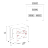 Kitchen Island Ada, Kitchen, Taupe / White B092P238715