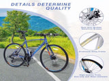 24 Speed Hybrid bike Disc Brake 700C Road Bike For men women's City Bicycle 16195235