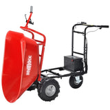 RedRock Wheelbarrow Utility Cart Electric Powered Cart 48V28Ah 500W Capacity 500lbs Material W1691P312005