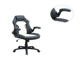 Adjustable Heigh Executive Office Chair, Black and White SR011690