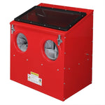 ZUN 30 Gallon Bench Top Air Sandblasting Cabinet Sandblaster Abrasive Blast Large Cabinet with Gun and 4 62535133