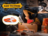 5.9 FT Halloween Inflatable Pumpkin Ghost Outdoor Decorations, Scary Blow up Yard Decor with 49008803