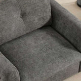 42*33" Single Sofa, Armchair with Wide Seat, Dual-port Charger, Pull-line & Tufted Design, N723P305133E