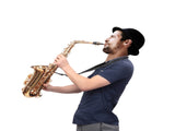 Alto Saxophone E-Flat Alto SAX Eb with 11reeds, case,carekit,Gold Color for 30684206