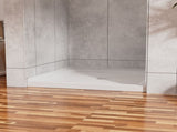 Goodyo 36"x36" Shower Pan 3.3" Height Single Threshold Shower Base in Slate White, Anti-slip D163121898
