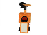 39.4" Halloween Cat Tree, Cat Tower Cat Tree for Indoor Cats with Spacious Cat Condo, Sisal 91631797