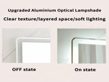 40x32 Inch LED Bathroom Mirror Vanity Mirrors with Front Lights Wall Mounted Anti-Fog Frameless Make W2071137652