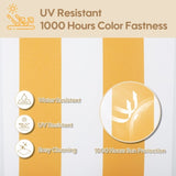 24x24 Inch Outdoor Deep Seat Cushion Set - Waterproof Fade-Resistant Patio Furniture Cushions with W419P290488