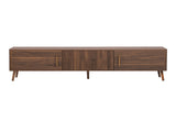 Mid Century TV Stand 2 Drawers, Media Console Table for TVs up to 80'', Entertainment Center N710P222772P