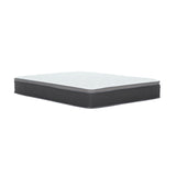 ZUN Plush 10 in. Cal King Size Hybrid Pocket Spring Mattress in a Box, Gel Memory Foam Mattress for B011P234648