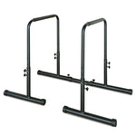 ZUN Power Tower Dip Station Pull Up Bar Stand Adjustable Height Heavy Duty Multi-Function Fitness 27811779