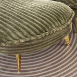 65.00 inches long, Corduroy Sofa Fabric, with three matching pillows and two spacious and W1658P212596
