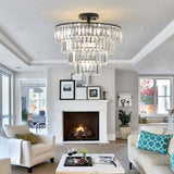 (Same as W1340110374/L5011) Black large crystal chandelier, modern style chandelier, dining room, W1340P189285