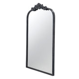 ZUN 24" x 36" Classic Design Mirror with and Baroque Inspired Frame for Bathroom, Entryway Console Lean W2078123591