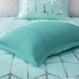 King/Cal King Metallic Printed Comforter Set B03595836