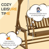 2 seats Outdoor Patio Swing Chair 56970263