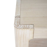 Mirod Modern Farmhouse Console Table,Elegant Minimalist Design with Premium Wood Veneer and Rounded N760P281362N