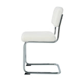 Modern simple light luxury dining White Family bedroom stool back Dressing Student W210P208426