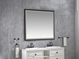 60 x 48 Inch LED Bathroom Mirror with Aluminum Frame, Wall Mounted Vanity Mirror, Anti-Fog, Memory, W2287P358690
