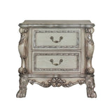Vintage Bone White 2-Drawer Nightstand B062P189125