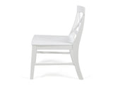 Roshan Farmhouse Acacia Wood Dining Chairs, White 62888.00WHI